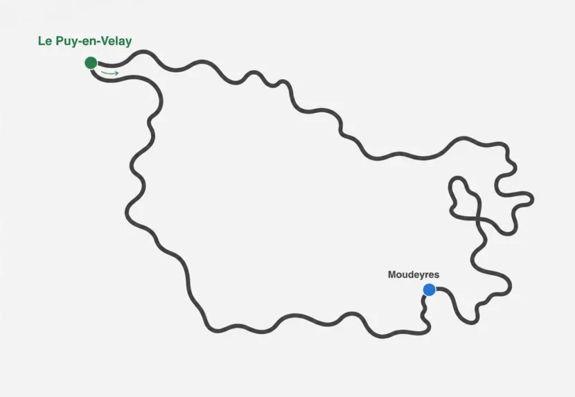 Parcours du séjour à vélo La Ronde des Chaumières